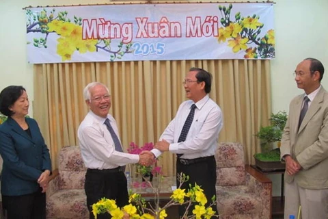 Lãnh đạo TP Hồ Chí Minh thăm, chúc Tết các cơ sở tôn giáo