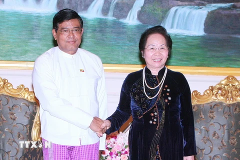 Phó Chủ tịch nước Nguyễn Thị Doan thăm chính thức Myanmar 