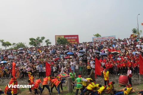 Lễ hội kéo song thị trấn Hương Canh là Di sản văn hóa phi vật thể