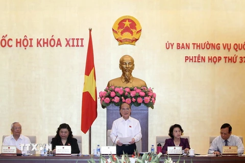 Khai mạc phiên họp 37 Ủy ban Thường vụ Quốc hội khóa XIII