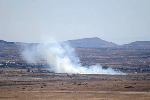 Đạn cối rơi vào khu vực Israel chiếm đóng ở Cao nguyên Golan