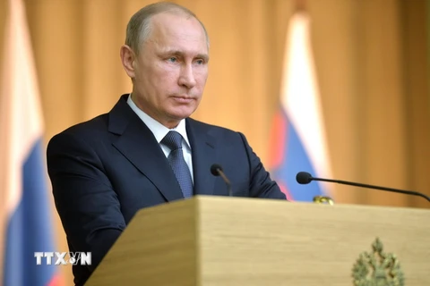 Tổng thống Nga gửi điện chúc mừng 40 năm thống nhất đất nước