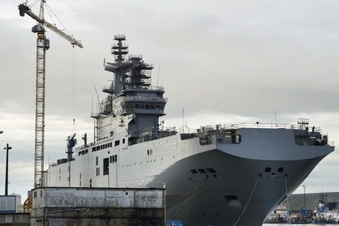 Trung Quốc có thể sở hữu tàu chiến Mistral đóng cho Nga