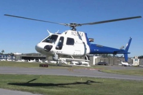 Một chiếc trực thăng của CBP tại căn cứ không McAllen. (Nguồn: .independentsentinel.com)