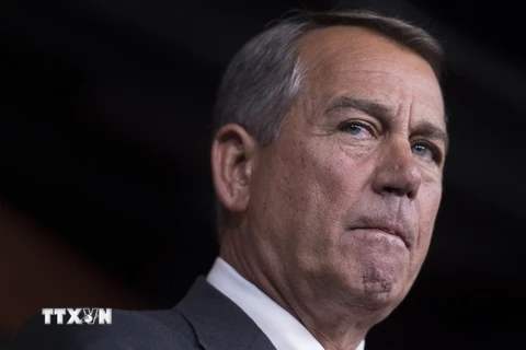 Chủ tịch Hạ viện Mỹ John Boehner. (Ảnh: AFP/TTXVN)