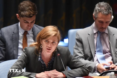 Đại sứ Mỹ tại Liên hợp quốc Samantha Power. (Ảnh: AFP/TTXVN)