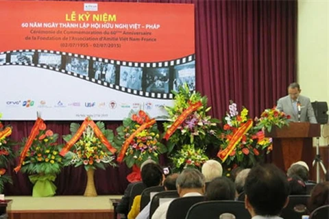 Kỷ niệm 60 năm thành lập Hội hữu nghị Việt Nam và Pháp