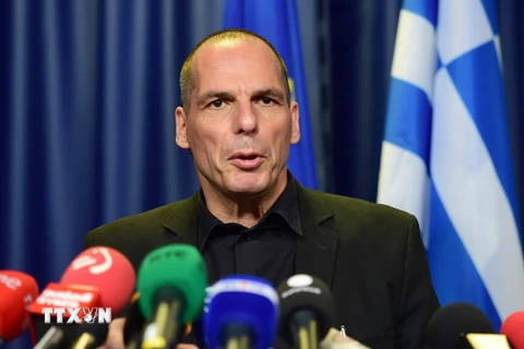 Cựu Bộ trưởng Tài chính Hy Lạp Yanis Varoufakis. (Ảnh: AFP/TTXVN)