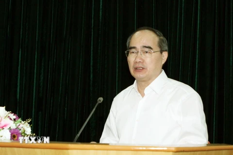 Chủ tịch Nguyễn Thiện Nhân. (Ảnh: Nguyễn Dân/TTXVN)