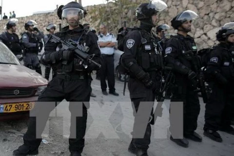 Lực lượng an ninh Israel. (Nguồn: AFP/TTXVN)