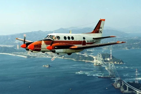 Máy bay huấn luyện TC-90 của Nhật Bản. (Nguồn: Reuters)