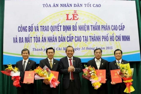Ra mắt Tòa án nhân dân Cấp cao tại Thành phố Hồ Chí Minh