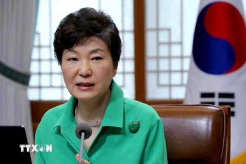 Tổng thống Hàn Quốc Park Geun-hye. (Ảnh: Yonhap/TTXVN)