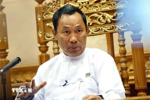 Chủ tịch Hạ viện Shwe Mann. (Ảnh: AFP/TTXVN)
