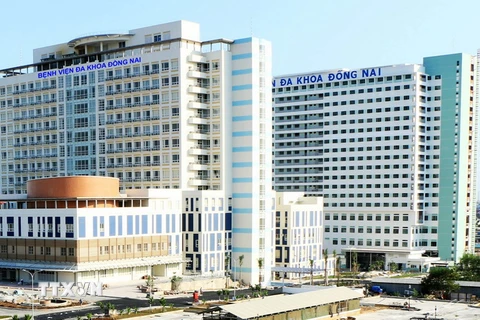 Tổ hợp Bệnh viện đa khoa Đồng Nai với hình thức hợp tác công tư PPP đầu tiên trong cả nước. (Ảnh: Sỹ Tuyên/TTXVN)