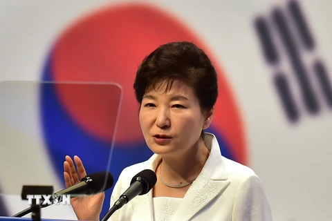 Tổng thống Hàn Quốc Park Geun-hye. (Ảnh: AFP/TTXVN)