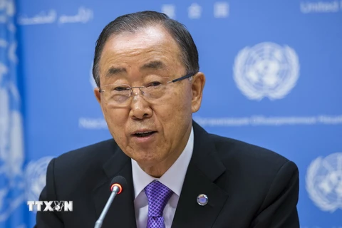 Tổng thư ký Liên hợp quốc Ban Ki-moon. (Ảnh: Reuters/TTXVN)