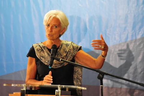 Tổng Giám đốc điều hành Quỹ Tiền tệ quốc tế (IMF) Christine Lagarde. (Ảnh: AFP/TTXVN)