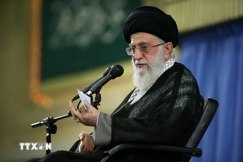Nhà lãnh đạo tối cao Iran Ali Khamenei. (Ảnh: AFP/TTXVN)