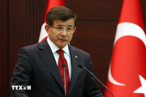 Thủ tướng Thổ Nhĩ Kỳ Ahmet Davutoglu. (Ảnh: THX/TTXVN)