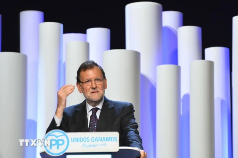 Thủ tướng Tây Ban Nha Mariano Rajoy. (Ảnh: AFP/TTXVN)