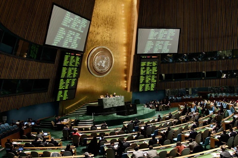 Một phiên họp của Đại hội đồng Liên hợp quốc. (Nguồn: UN)
