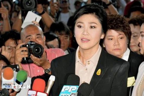 Thủ tướng Thái Lan bị lật đổ Yingluck Shinawatra. (Ảnh: Kyodo/TTXVN)