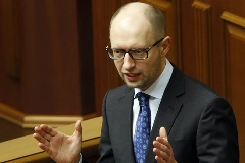 Thủ tướng Ukraine Arseny Yatsenyuk. (Nguồn: AFP)