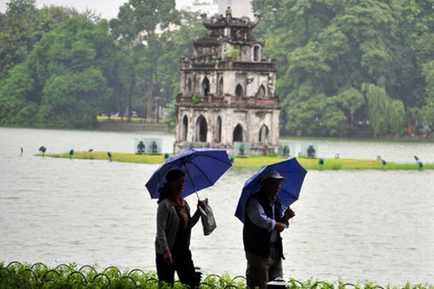 Các vùng trên cả nước đều có mưa, Bắc Bộ lạnh vào sáng và đêm