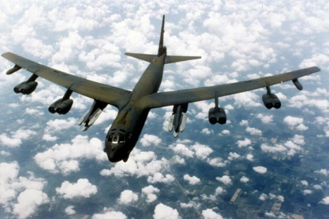Máy bay ném bom B-52 của Mỹ. (Nguồn: US Air Force)