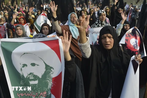 Căng thẳng gia tăng liên quan tới việc Saudi Arabia xử tử Giáo sĩ Hồi giáo dòng Shiite. (Ảnh: AFP/TTXVN)