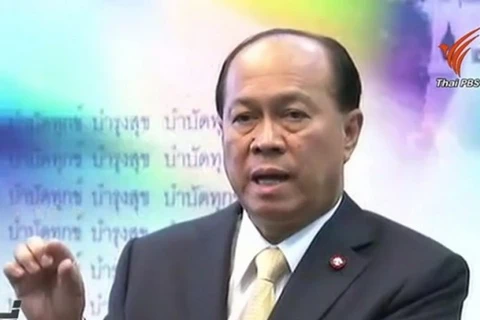 Bộ trưởng Nội vụ Thái Lan Anupong Paochinda. (Nguồn: thaipbs.or.th)