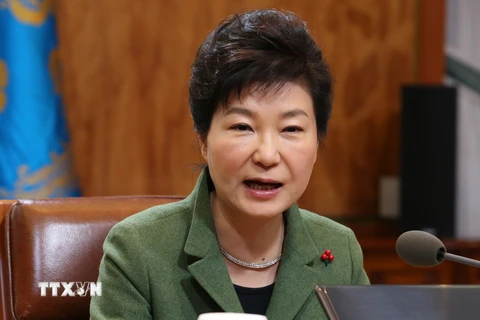 Tổng thống Hàn Quốc Park Geun-hye. (Ảnh: Yonhap/TTXVN)