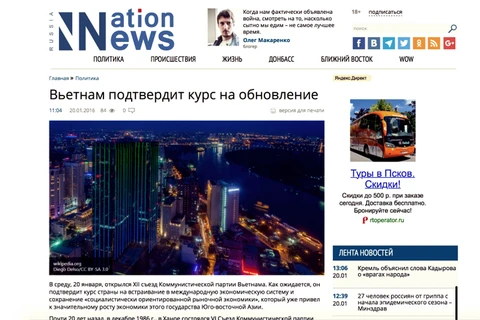 Báo chí Nga đánh giá cao những thành tựu kinh tế của Việt Nam