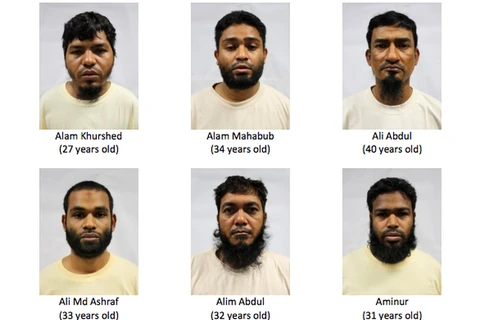 Sáu đối tượng trong tổng số 27 người bị bắt giữ. (Nguồn: MHA)