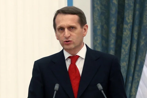 Chủ tịch Hạ viện Nga Sergei Naryshkin. (Nguồn: AFP)