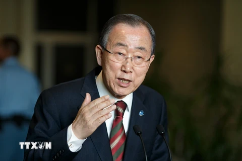 Tổng Thư ký Liên hợp quốc Ban Ki-moon. (Ảnh: THX/TTXVN)