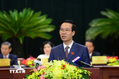 Ông Võ Văn Thưởng, Ủy viên Bộ Chính trị (Ảnh: Thanh Vũ/TTXVN)