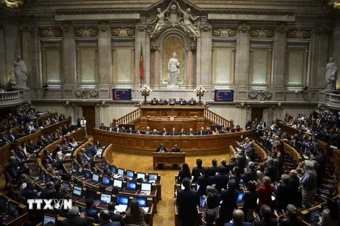 Một phiên họp của Quốc hội Bồ Đào Nha ở thủ đô Lisbon. (Ảnh: AFP/TTXVN)