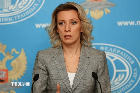 Người phát ngôn Bộ Ngoại giao Nga Maria Zakharova. (Ảnh: Sputnik/TTXVN)