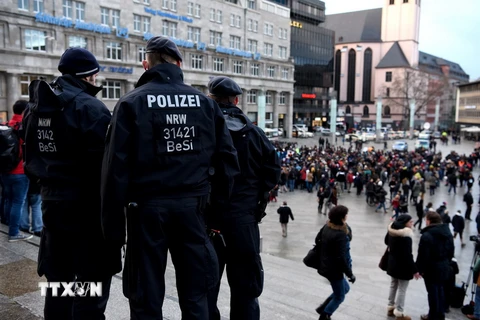 Cảnh sát Đức. (Ảnh: AFP/TTXVN)