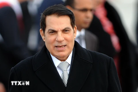 Cựu Tổng thống Tunisia Zine El Abidine Ben Ali. (Ảnh: AFP/TTXVN)