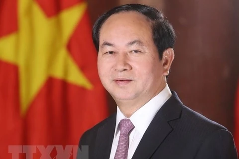 Ông Trần Đại Quang, Ủy viên Bộ Chính trị, Đại tướng, Bộ trưởng Bộ Công an đã được bầu làm Chủ tịch nước Cộng hòa xã hội chủ nghĩa Việt Nam. (Ảnh: TTXVN)