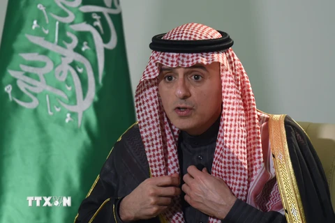 Ngoại trưởng Saudi Arabia Adel al-Jubeir. (Ảnh: AFP/TTXVN)
