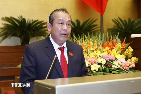  Ủy viên Bộ Chính trị, Phó Thủ tướng Chính phủ Trương Hòa Bình. (Ảnh: An Đăng/TTXVN)