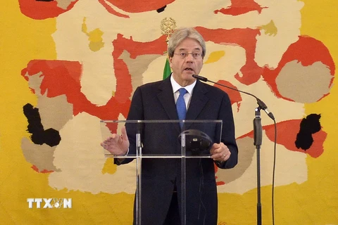 Ngoại trưởng Italy Paolo Gentiloni. (Ảnh: AFP/TTXVN)