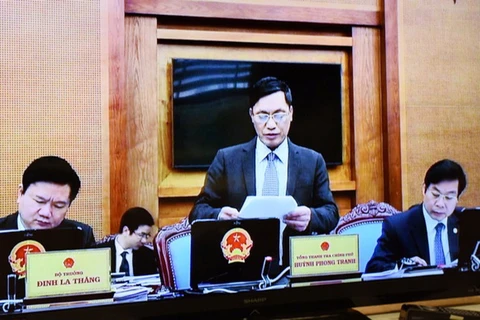 Phó Tổng Thanh tra Chính phủ Ngô Văn Khánh (giữa). (Ảnh: thanhtra.com.vn)