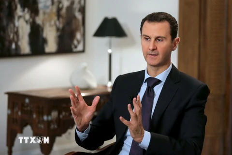 Tổng thống Syria Bashar Al Assad. (Ảnh: AFP/TTXVN) 