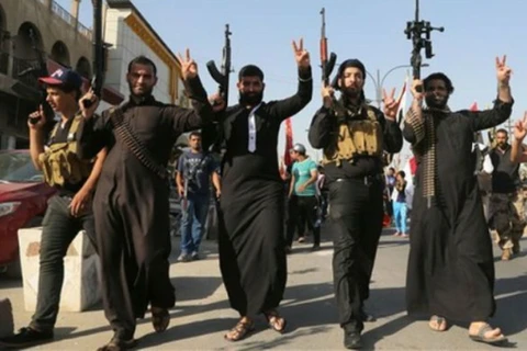 Các chiến binh của tổ chức Nhà nước Hồi giáo. (Nguồn: AP)