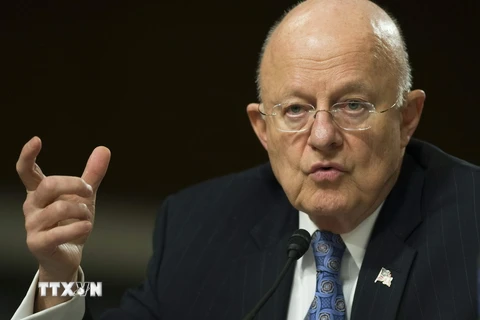 Giám đốc Tình báo quốc gia Mỹ James Clapper. (Ảnh: AFP/TTXVN)